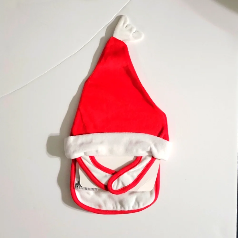 My First Christmas Bib & Hat